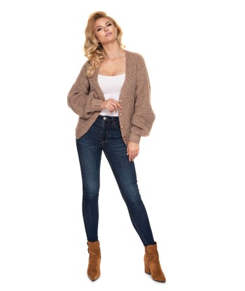 Cardigan maille oversize Alma - femme rembourrage situé sous