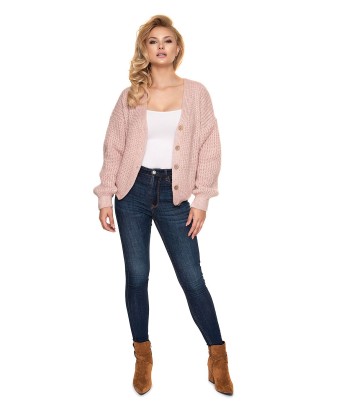 Cardigan maille oversize Alma - femme rembourrage situé sous