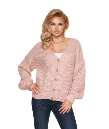 Cardigan maille oversize Alma - femme rembourrage situé sous