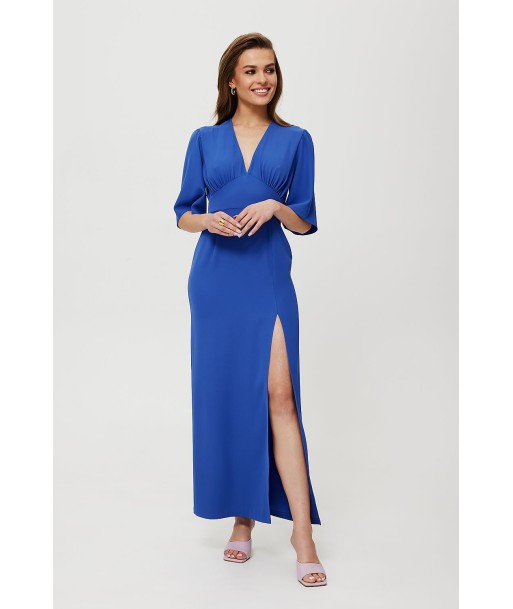 Robe de soirée col en V ELEGANCE destockage