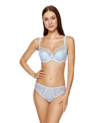 Soutient-gorge semi-souple bleu Plume 3 l'évolution des habitudes 