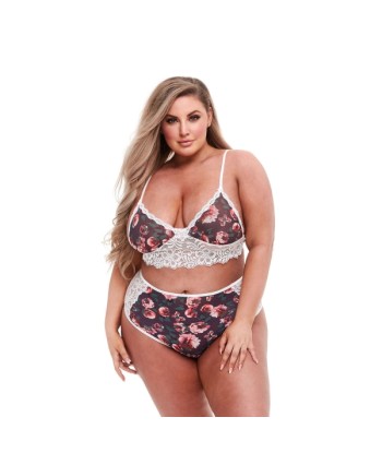 Ensemble de Lingerie à nouer Floral taille XL 1 d'Europe débarque