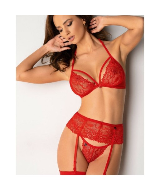 Ensemble de Lingerie Rouge Shanel taille L/XL Découvrez la collection