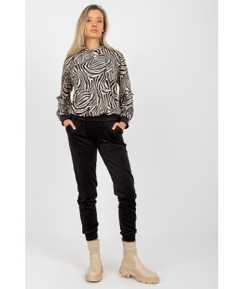 Ensemble sweat et pantalon imprimé animal Ella de la marque