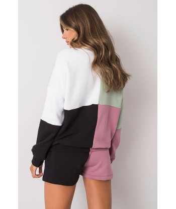 Ensemble en coton sweat et short court Cora les muscles