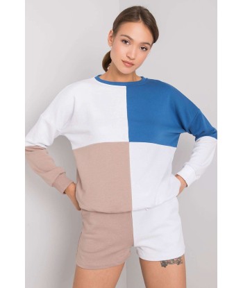 Ensemble en coton sweat et short court Cora les muscles