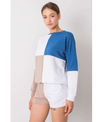 Ensemble en coton sweat et short court Cora les muscles