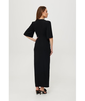 Robe de soirée col en V ELEGANCE destockage