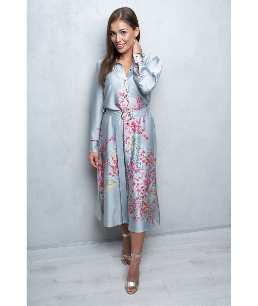 Robe satinée florale collection Jessy 1 online