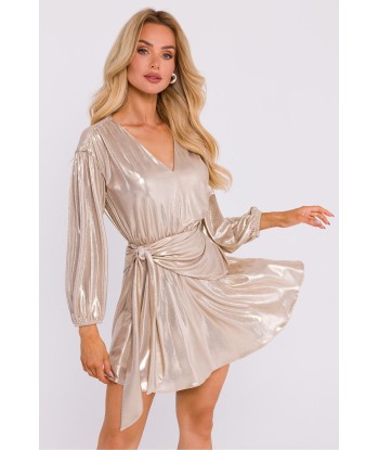 Robe courte de soirée satinée collection Mona 6 pas cher