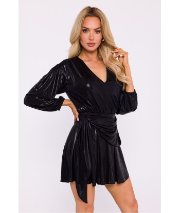 Robe courte de soirée satinée collection Mona 6 pas cher