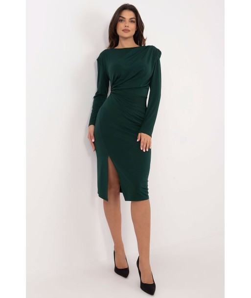 Robe verte coupe crayon Liliana en ligne des produits 