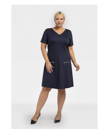 Robe trapèze pour femme Lucy le des métaux précieux