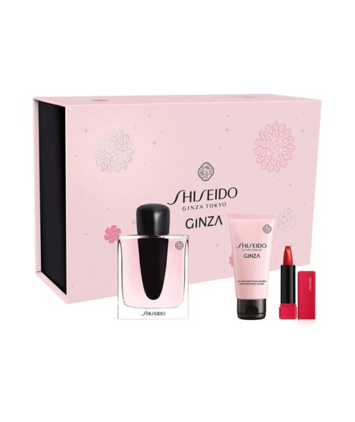 Coffret parfum pour femme Shiseido Ginza 3 Pièces Amélioration de cerveau avec