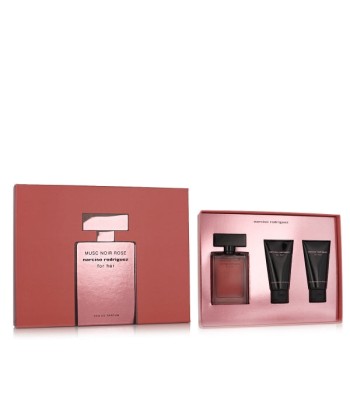 Coffret EDP Musc Noir Rose For Her Narciso Rodriguez 3 Pcs de pas cher