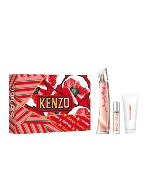 Coffret Parfum Femme Kenzo Flower Ikebana 3 Pièces brillant des détails fins