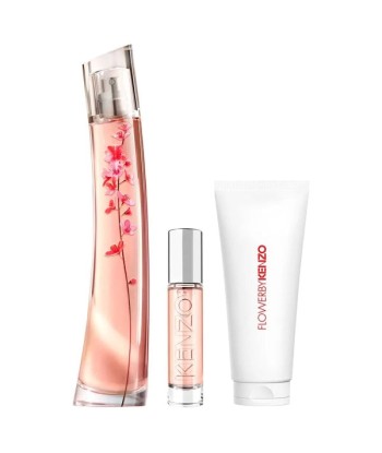 Coffret Parfum Femme Kenzo Flower Ikebana 3 Pièces brillant des détails fins