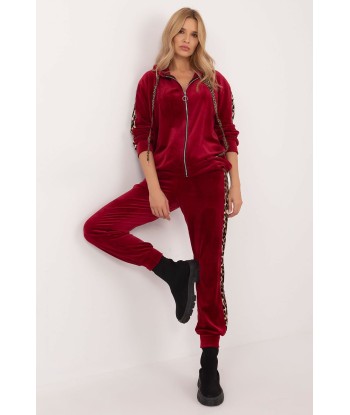 Ensemble sweat et pantalon en velours léopard hantent personnes