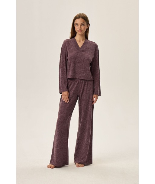 Ensemble pyjama violet collection Hendy en ligne