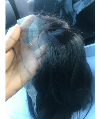 PERRUQUE COURTE 13*4  VÉRITABLES CHEVEUX HUMAINS BRÉSILIENS AVEC BABY HAIR En savoir plus