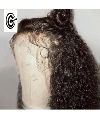 PERRUQUE COURTE " MAELLE" CURLY  BRÉSILIENNE CIRCONFÉRENCE FRONTALE 13X4 pas cher chine