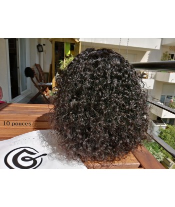 PERRUQUE COURTE " MAELLE" CURLY  BRÉSILIENNE CIRCONFÉRENCE FRONTALE 13X4 pas cher chine