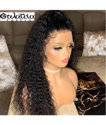 PERRUQUE BRÉSILIENNE"ALIENOR" KINKY CURLY 360 LACE FRONTAL  PRE-PLUMÉE 150% DENSITE l'achat 