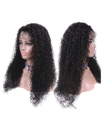 PERRUQUE BRÉSILIENNE"ALIENOR" KINKY CURLY 360 LACE FRONTAL  PRE-PLUMÉE 150% DENSITE l'achat 