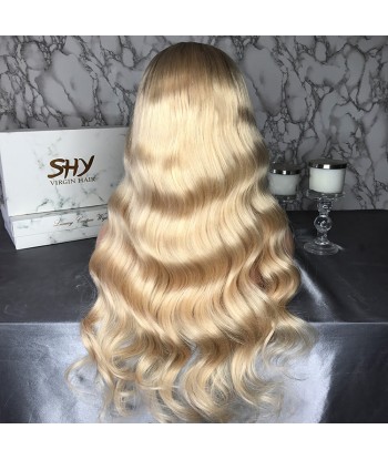 PERRUQUE BLONDE "DRUCILA" BRÉSILIENNE VIERGE  FULL LACE Les êtres humains sont 