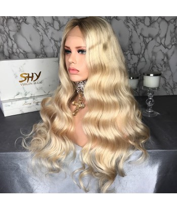 PERRUQUE BLONDE "DRUCILA" BRÉSILIENNE VIERGE  FULL LACE Les êtres humains sont 