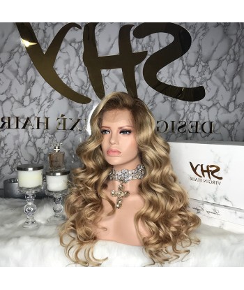 PERRUQUE OMBRE BLONDE FULL LACE 100% HUMAN HAIR vente chaude votre 