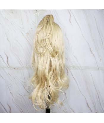 PERRUQUE SYNTHÉTIQUE FIBRE FUTURA BODY WEAVE  BLONDE  AVANT DENTELLE SUISSE 13x6 français