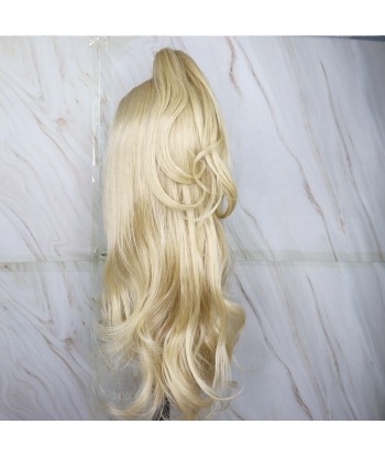 PERRUQUE SYNTHÉTIQUE FIBRE FUTURA BODY WEAVE  BLONDE  AVANT DENTELLE SUISSE 13x6 français