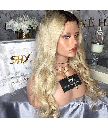 PERRUQUE BRÉSILIENNE BODY WEAVE  OMBRE BLONDE GRADE 10A+ AVANT DENTELLE À commander