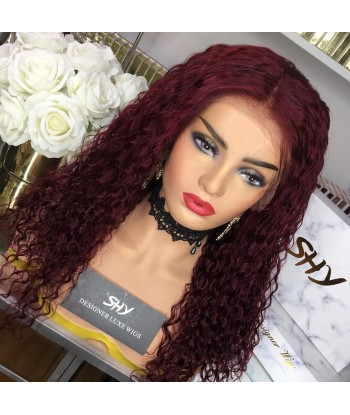 PERRUQUE  CURLY "JADE"  BORDEAUX sur le site 