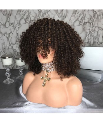 PERRUQUE BOUCLÉE "PAPRIKA" AFRO CURLY 7A+ GRADE REMY HAIR AVANT DENTELLE online