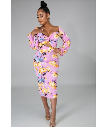 ROBE FLORALE MARGAUX pas cheres