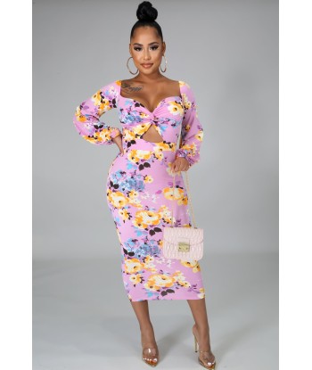 ROBE FLORALE MARGAUX pas cheres