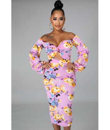 ROBE FLORALE MARGAUX pas cheres