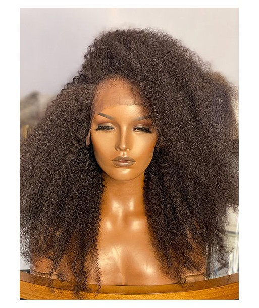 PERRUQUE BRÉSILIENNE "OPRAH"  KINKY CURLY LACE FRONTALE 13*4 À commander