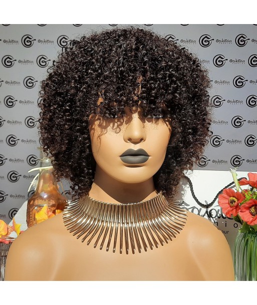 PERRUQUE COURTE "TASHA" KINKY CURLY SANS DENTELLE acheter en ligne