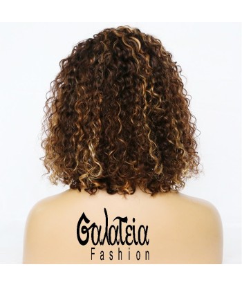 PERRUQUE "ALISSA" HIGHLIGHT HAIR  CURLY  LACE FRONTALE 13*6 Venez acheter