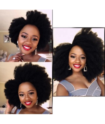 PERRUQUE "ASSA" 4C AFRO KINKY CURLY BRÉSILIENNE  LACE FRONTALE le concept de la Pate a emporter 