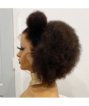 PERRUQUE "ASSA" 4C AFRO KINKY CURLY BRÉSILIENNE  LACE FRONTALE le concept de la Pate a emporter 