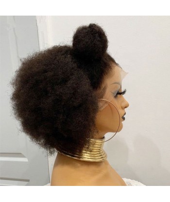 PERRUQUE "ASSA" 4C AFRO KINKY CURLY BRÉSILIENNE  LACE FRONTALE le concept de la Pate a emporter 