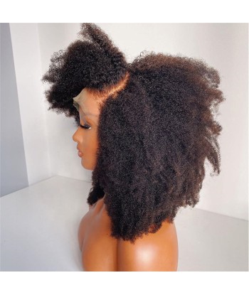 PERRUQUE "ASSA" 4C AFRO KINKY CURLY BRÉSILIENNE  LACE FRONTALE le concept de la Pate a emporter 