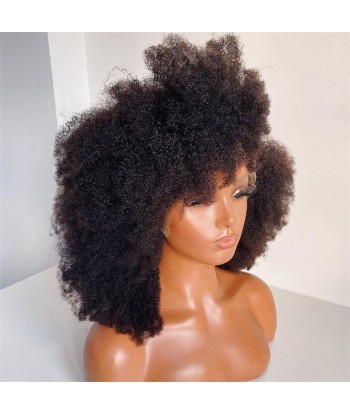 PERRUQUE "ASSA" 4C AFRO KINKY CURLY BRÉSILIENNE  LACE FRONTALE le concept de la Pate a emporter 