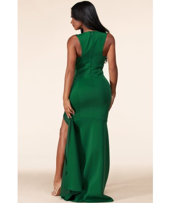 LONGUE ROBE VERTE "NIA" commande en ligne