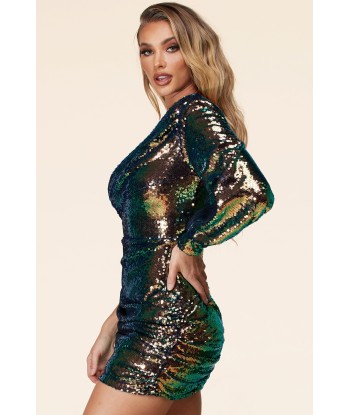 MINI ROBE SEQUIN "ARIEL" s'inspire de l'anatomie humaine