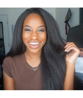 PERRUQUE FULL LACE INDIENNE "MALAIKA" KINKY YAKI STRAIGHT 2 - 3 jours ouvrés.